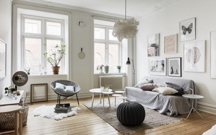 Estilo ng Scandinavian sa interior