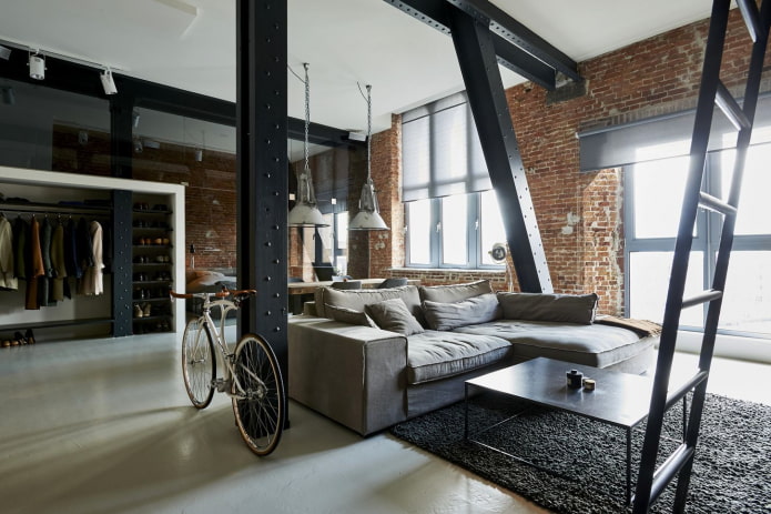 estilo loft en el interior