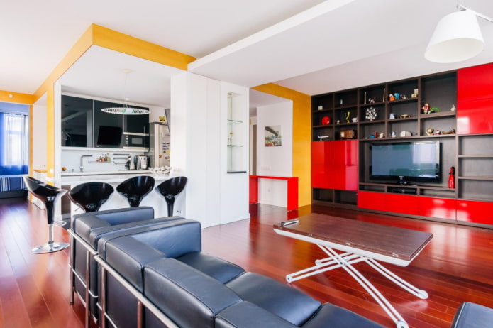 Estilo Bauhaus en el interior.