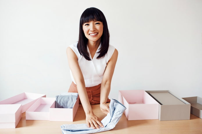 Marie Kondo dobla sus cosas