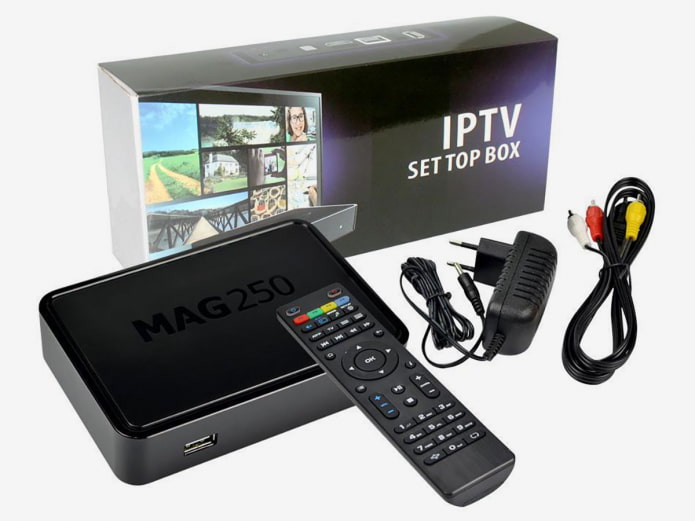 set-top box ng iptv mula sa provider