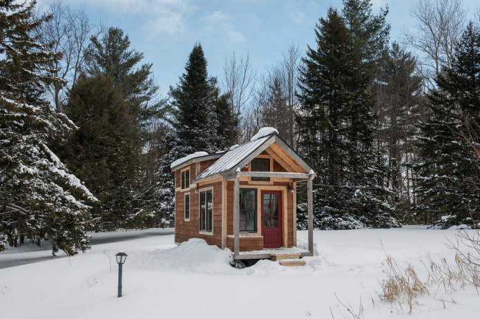 Casa en invierno