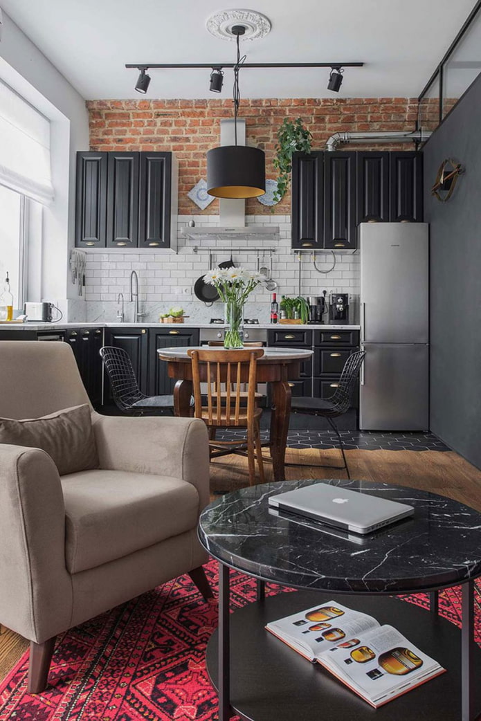 cocina estilo loft