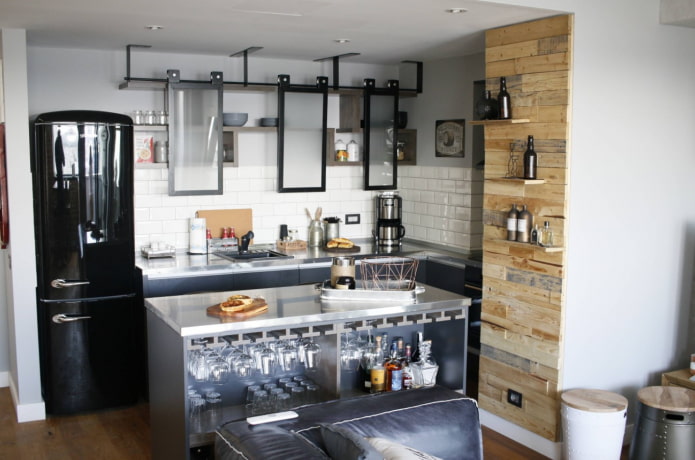 muebles de cocina estilo loft