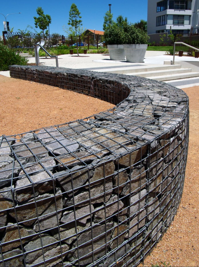 gabion sa disenyo ng landscape