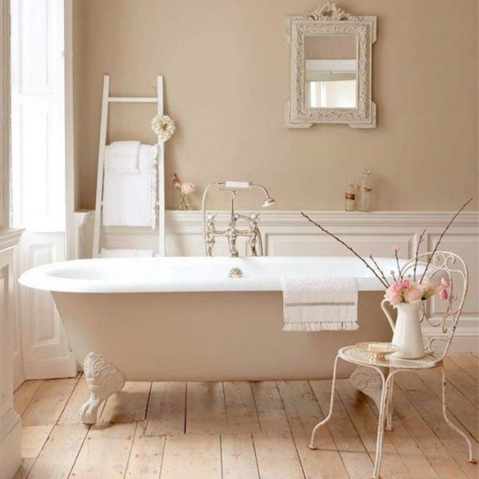 Baño shabby chic