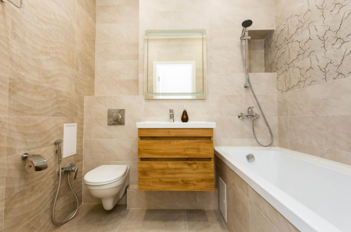 baño beige