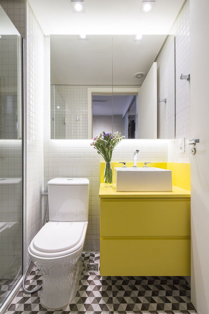 muebles de baño brillantes