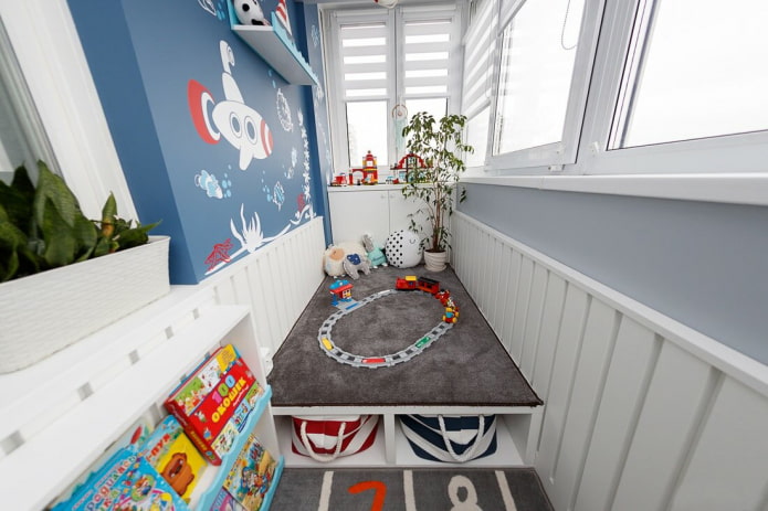 Sala de juegos para un niño