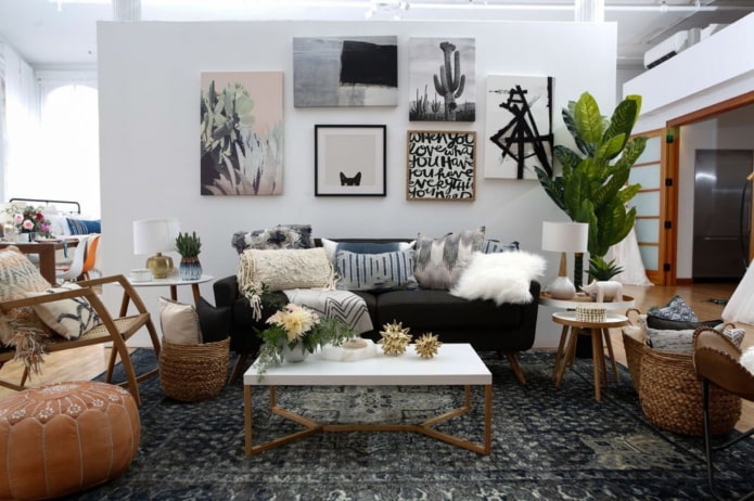 boho sa scandi style