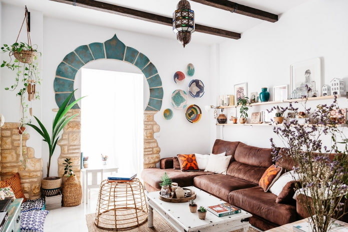 sala ng boho style