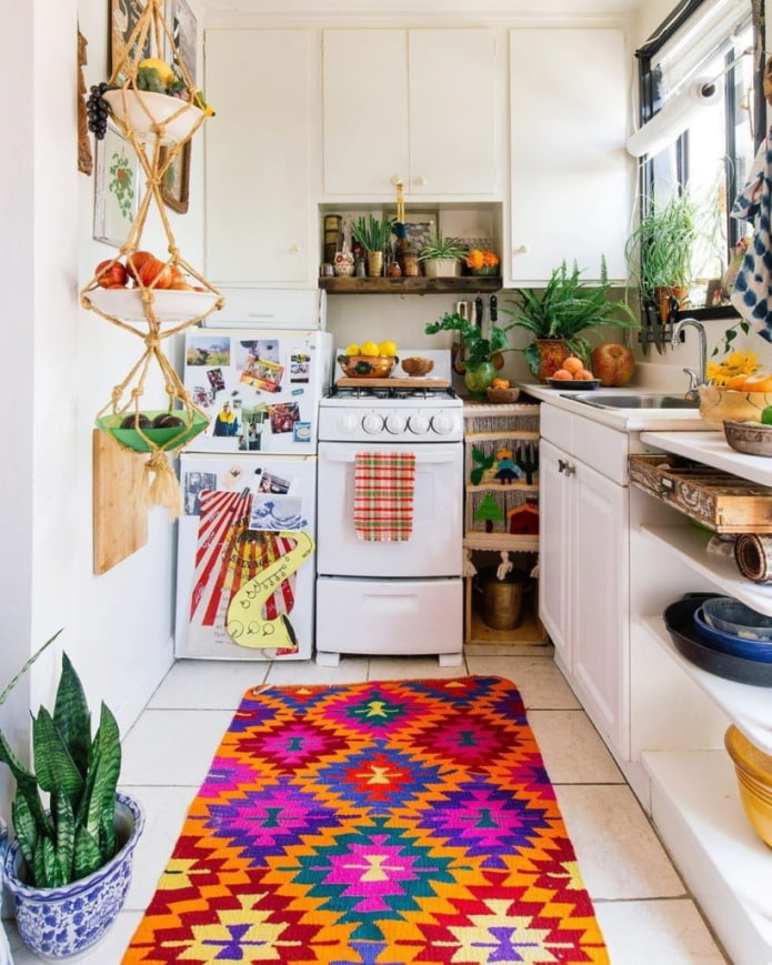 juego de cocina estilo boho