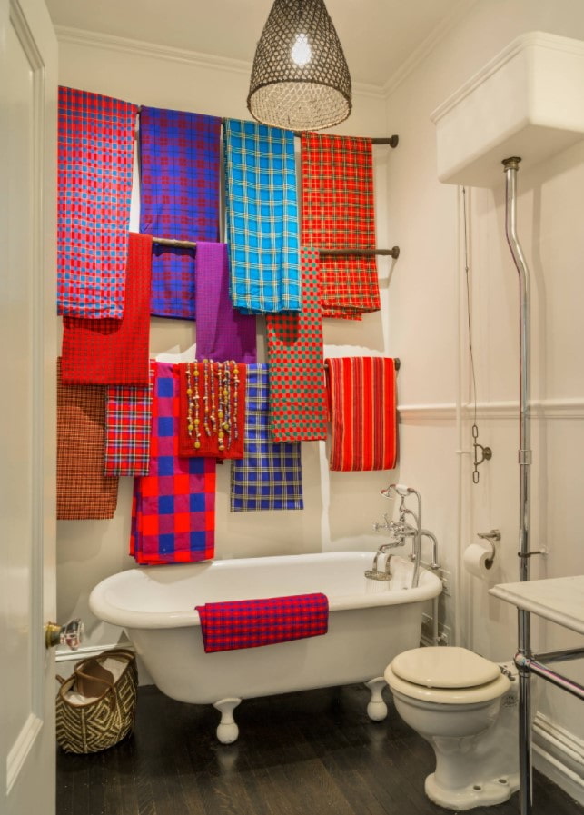 boho style banyo palamuti