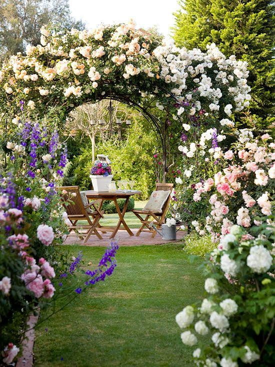 Jardín de rosas