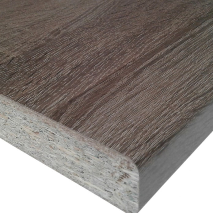 madilim na worktop oak sonoma