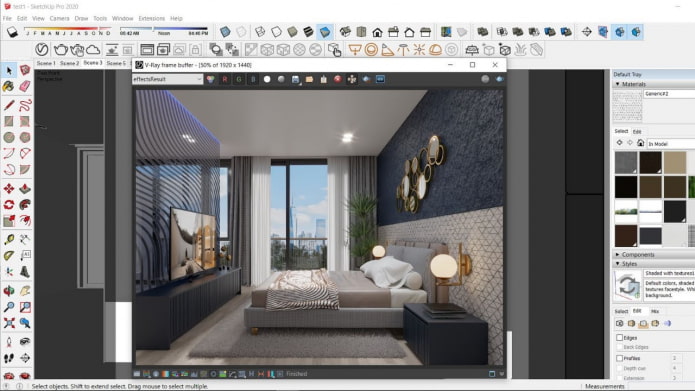 captura de pantalla de SketchUp