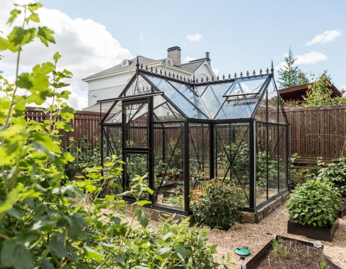 Greenhouse sa hardin