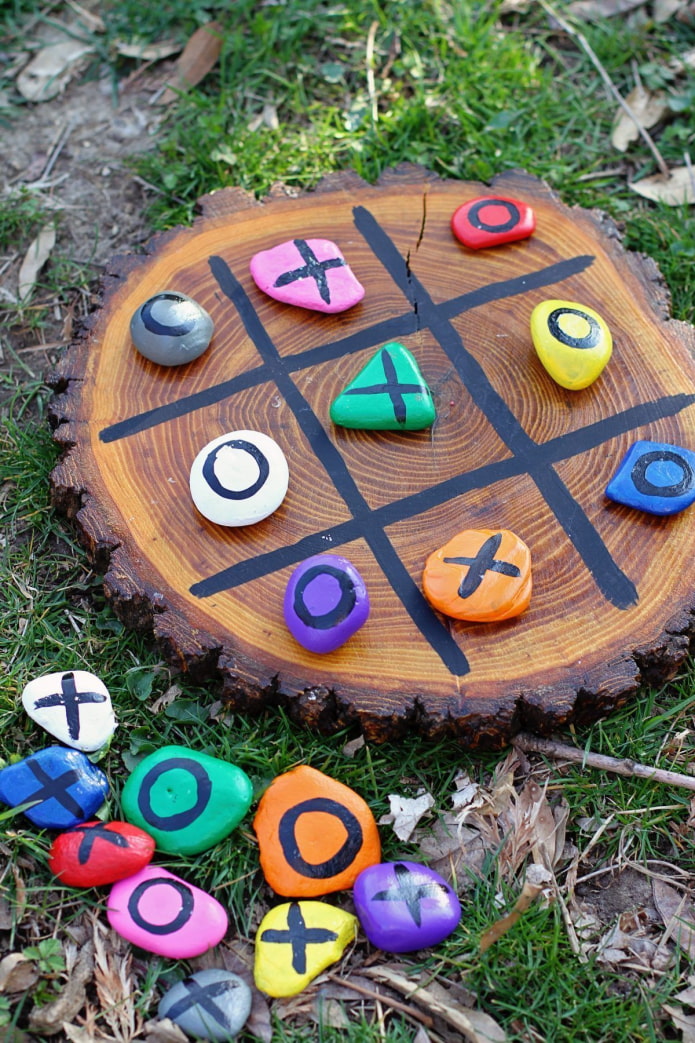 Tic-tac-toe de piedras