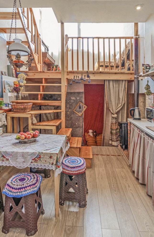 Cocina en una casa de campo