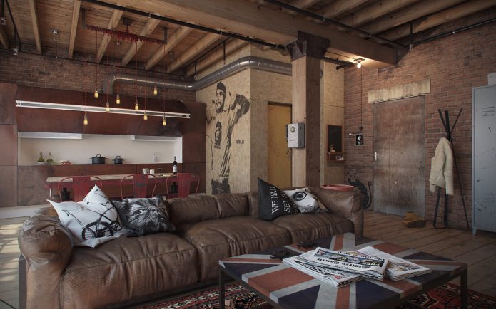 estudio estilo loft