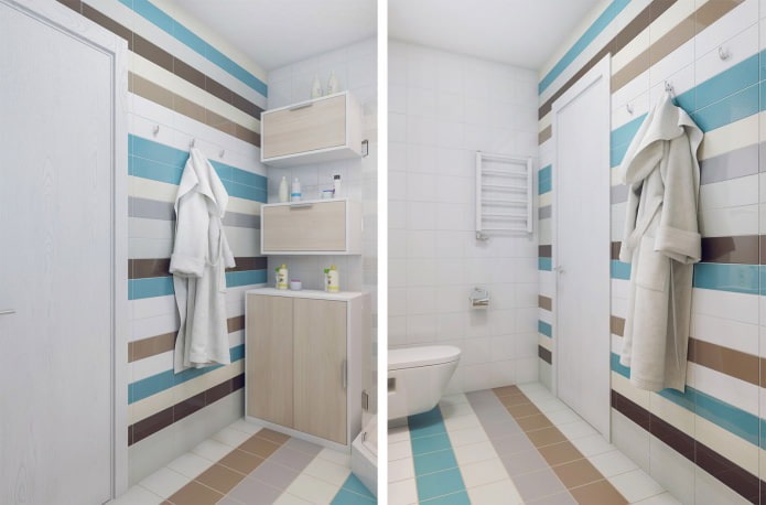 banyo sa disenyo ng apartment 37 sq. m