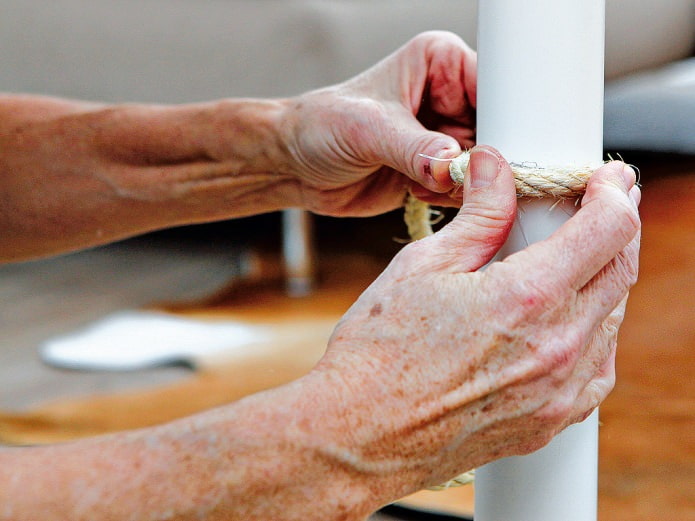 haciendo una partición decorativa con tus propias manos