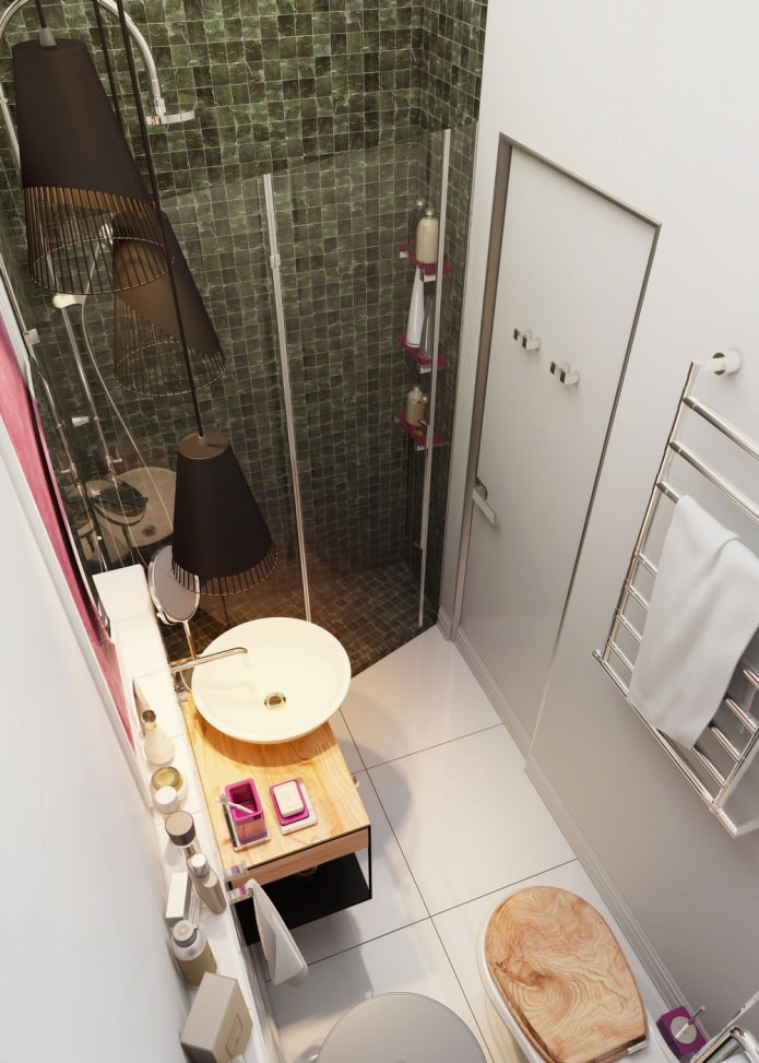 banyo sa loob ng apartment 15 sq. m