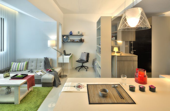 apartamento estudio de diseño de 32 m2. metro.