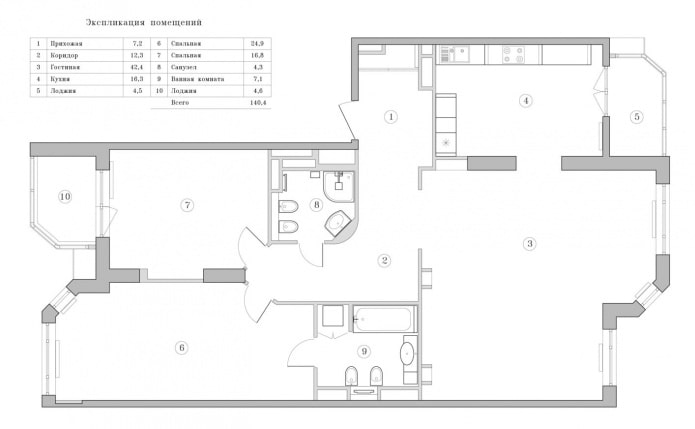 plano de apartamento 137 ft2 m después de la remodelación