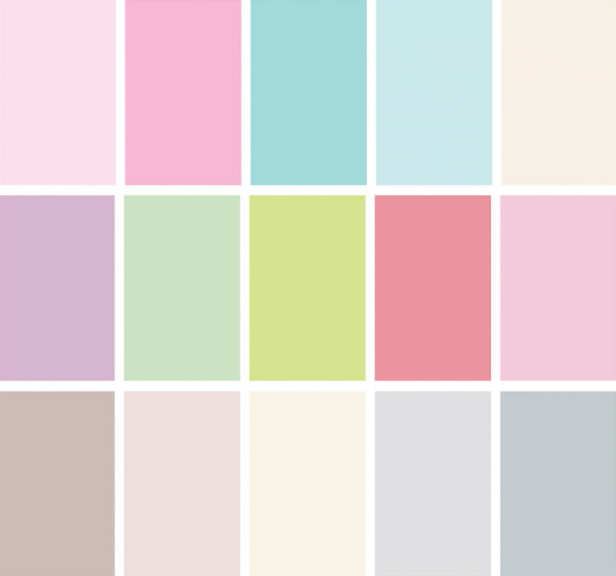 pastel shade