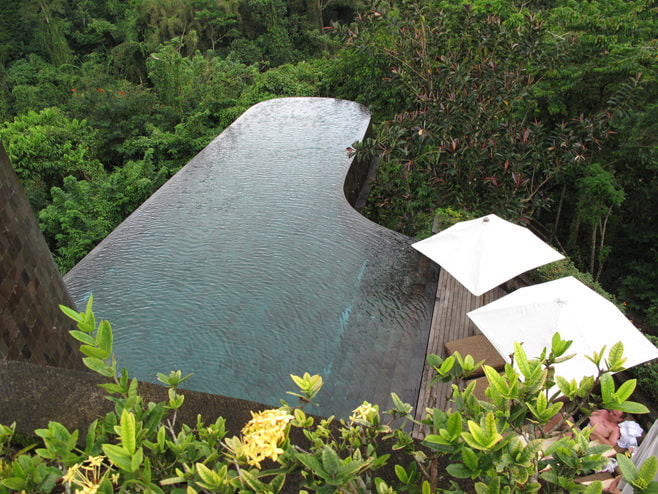 Interior de la piscina