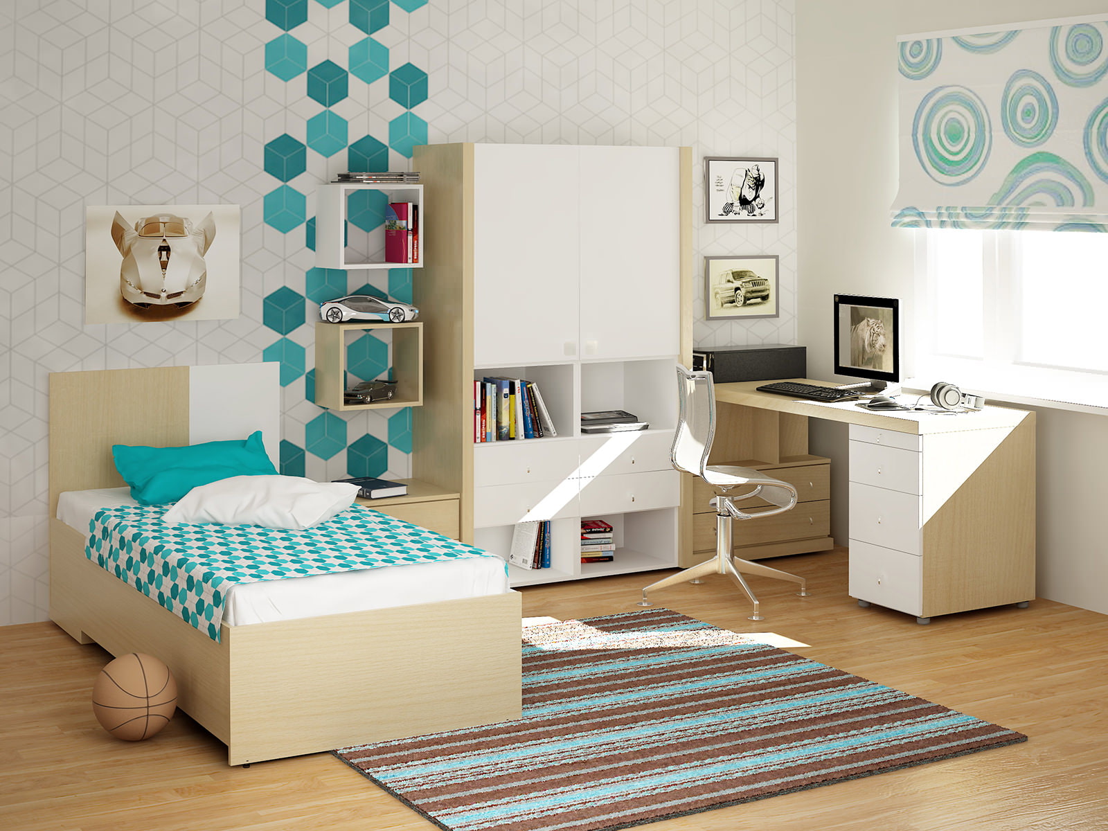 Habitación infantil beige