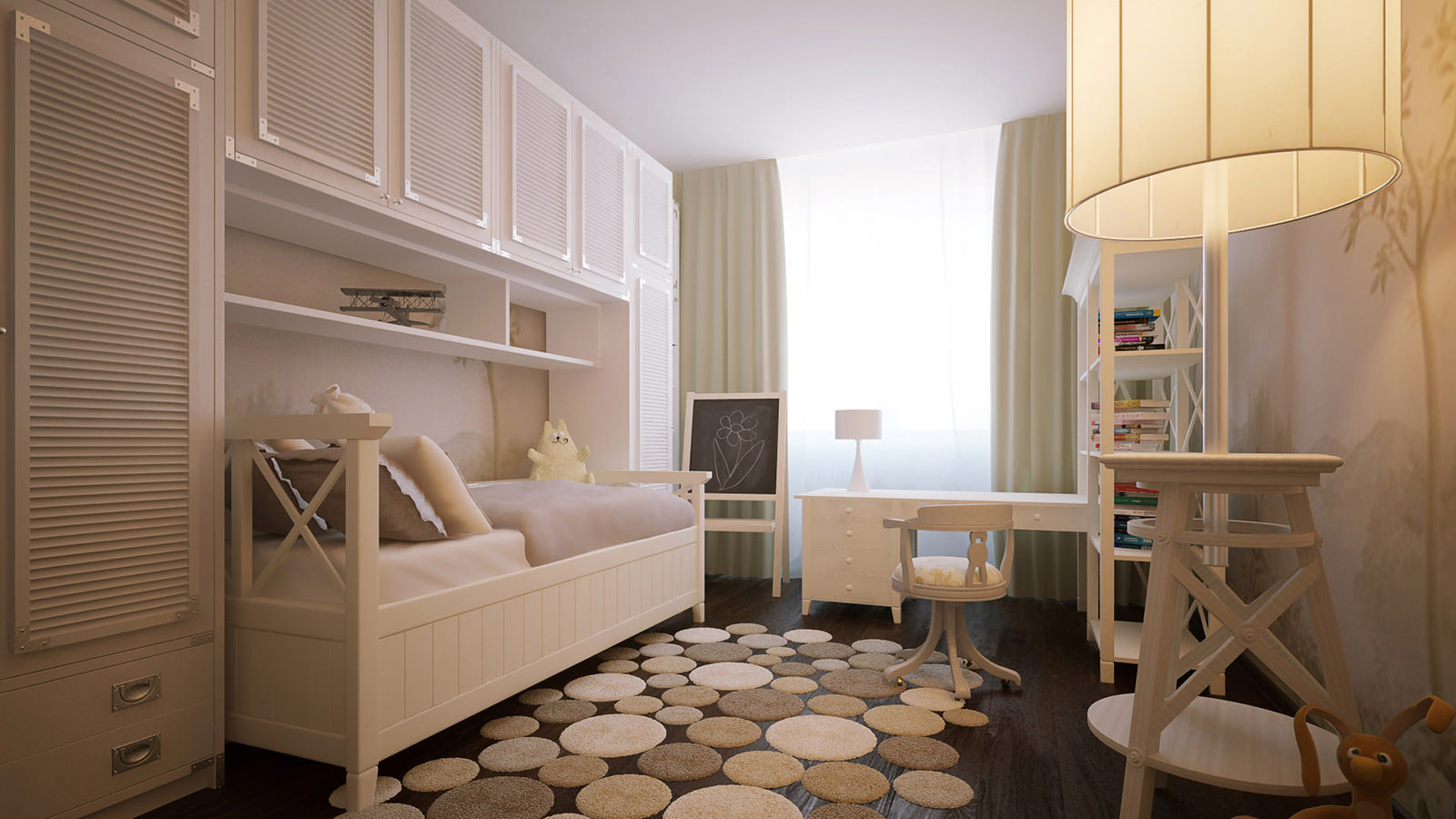 Habitación infantil beige