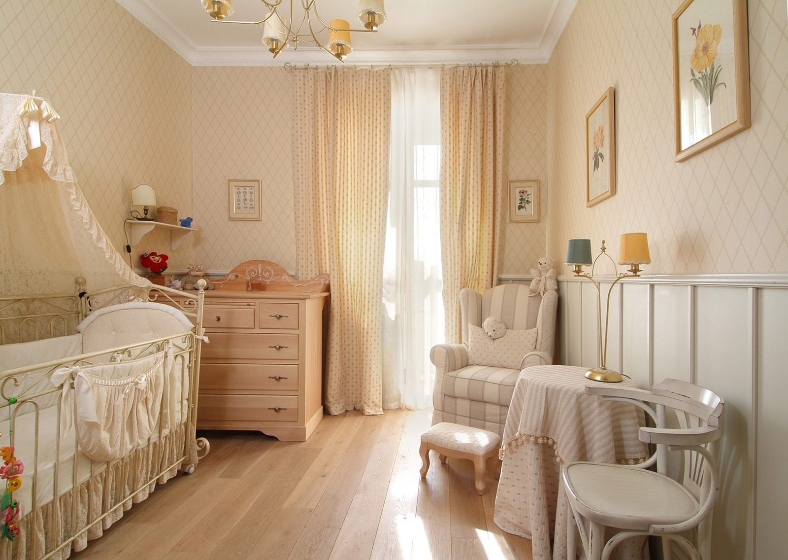 Habitación infantil beige