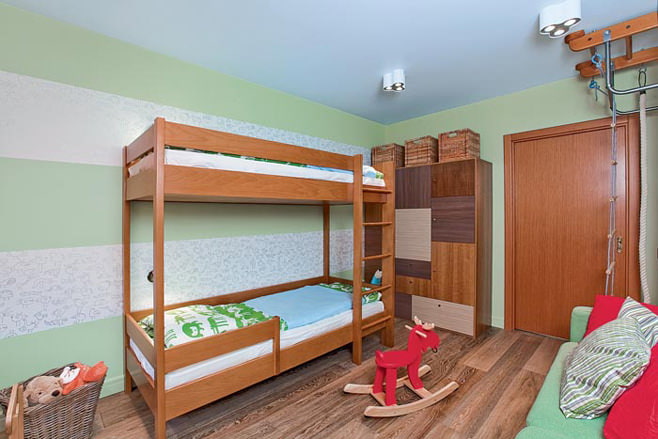 habitación de los niños de 15 metros cuadrados. metro.