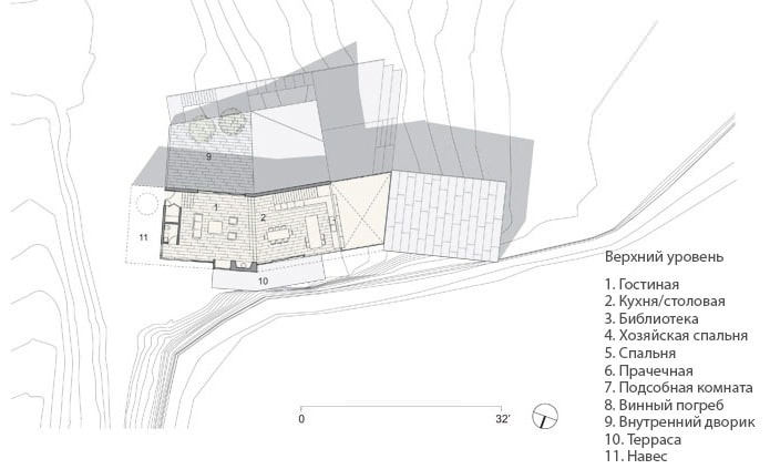 layout ng bahay ng tanawin ng karagatan