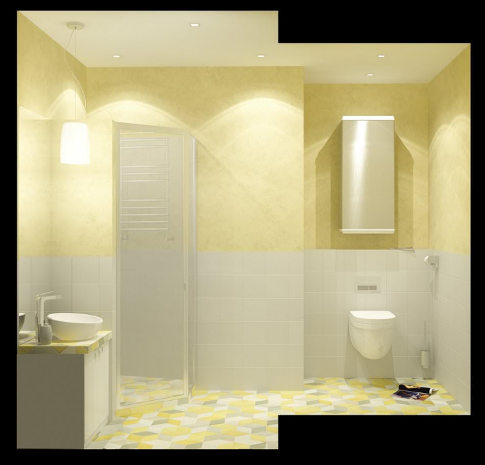 baño combinado