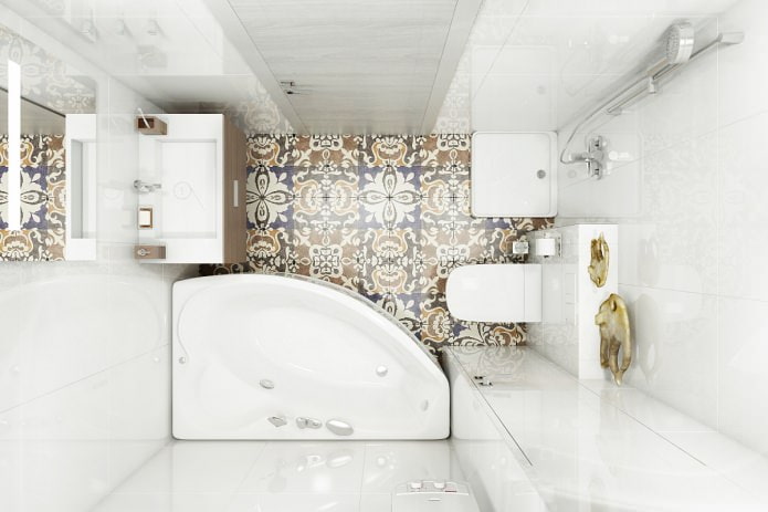 baño en un hermoso apartamento moderno