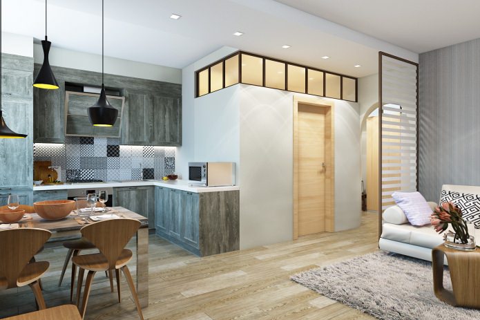 loob ng isang modernong magandang apartment