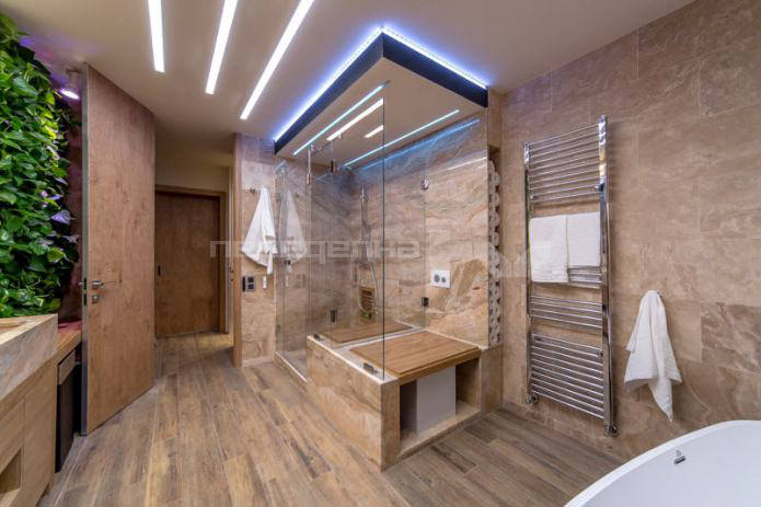 iluminación del baño