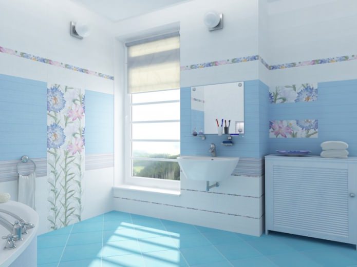 Baño en azul