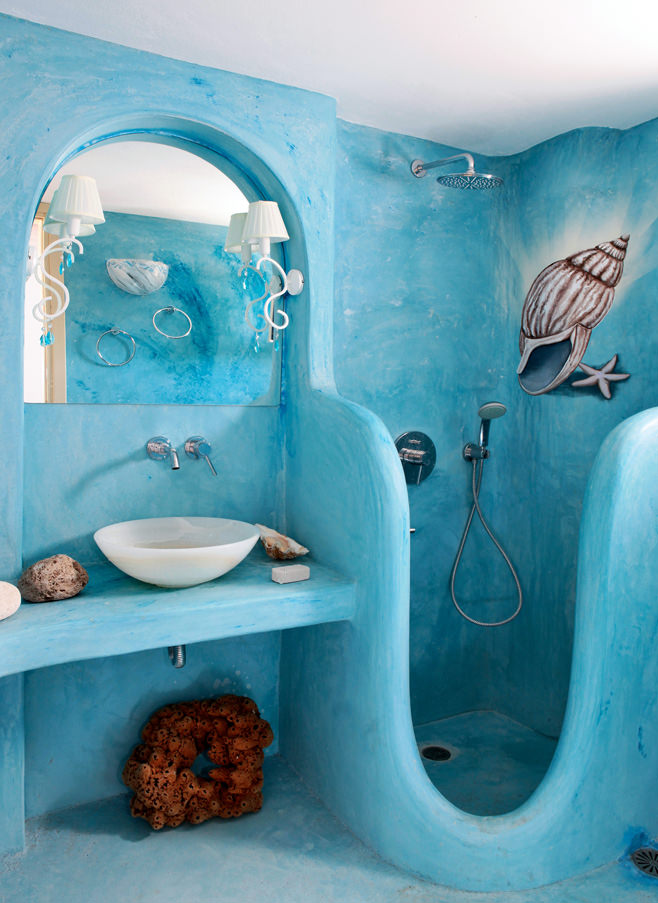 baño en estilo náutico