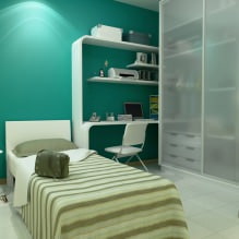 Habitación infantil en colores turquesa: características, foto-5.