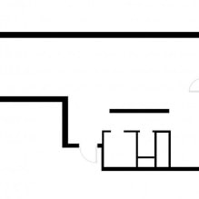 Proyecto de diseño para un apartamento de tres habitaciones de 66 m2. m-1