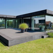 Casas con ventanas panorámicas: las 70 mejores fotos y soluciones inspiradoras-16