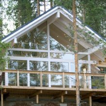 Casas con ventanas panorámicas: las 70 mejores fotos y soluciones inspiradoras-5