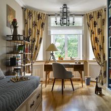 Cortinas en la guardería: tipos, elección de color y estilo, 70 fotos en el interior-5