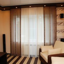 Cortinas en la sala de estar: 70 elegantes ideas fotográficas en el interior-10