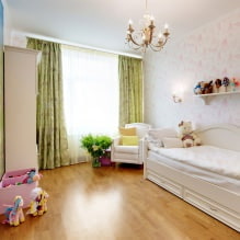 Techo tensado en una habitación infantil: 60 mejores fotos e ideas-6