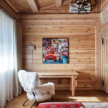 Cortinas en una casa de madera: características de diseño, tipos, 80 foto-11